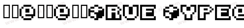 黑体-韩语-常规True Type字体转换